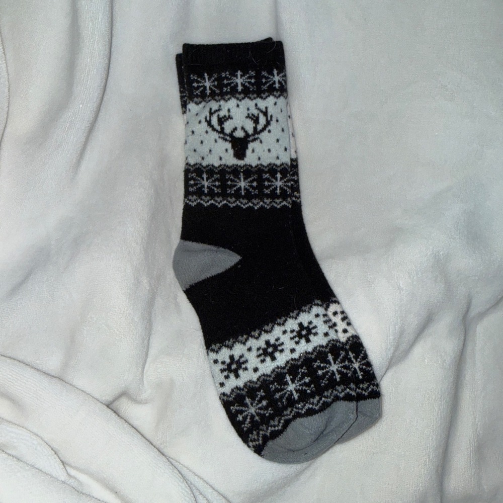 Womens‎ Fashion Socks Lot Assorted Styles Patterns Colors black gray
